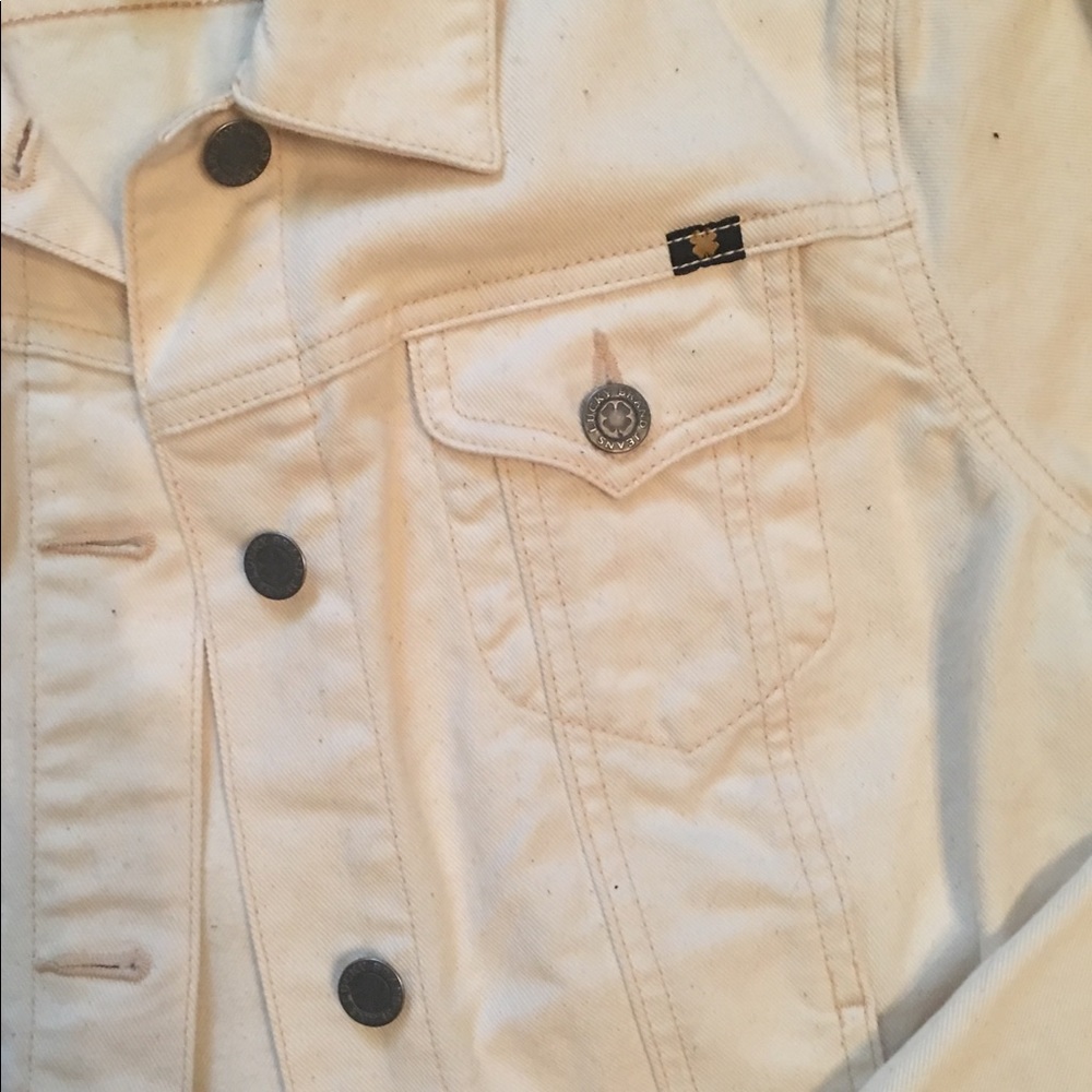 Lucky Brand off white denim jacket